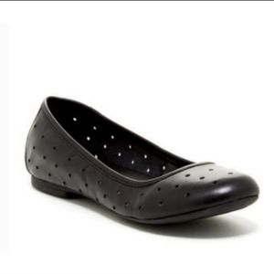 KORK EASE Nessa Black Perforated Ballet Flats Size US 7/38